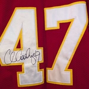 Redskins Chris Cooley Autographed Reebok NFL Equipment Jersey